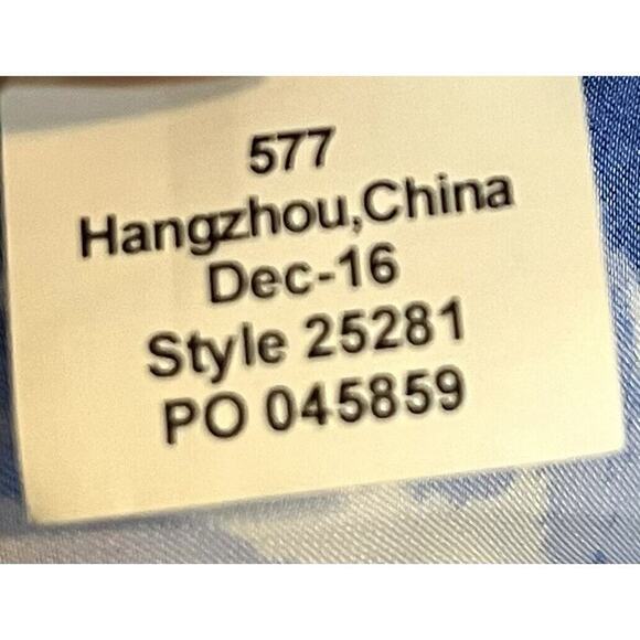 Lilly Pulitzer Colby Romper Lapis Blue Costa Verde XXS Summer Beach Coastal - Picture 13 of 13